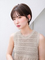 ナツヤ(NATSUYA) ひし形ショートシースルーバング耳掛けショート