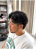 無造作シャドウパーマ