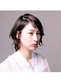 ショートスタイル/ステップボーンカット@30代40代50代