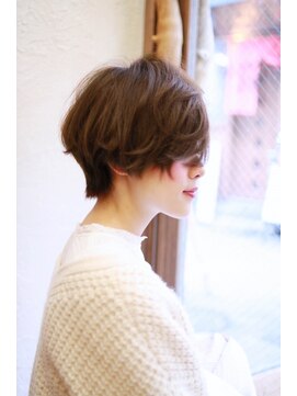 トヌコア ルア 下北沢店(TONUKOA RUA) 【TonukoaRua】かきあげバング★マットグレージュショート☆