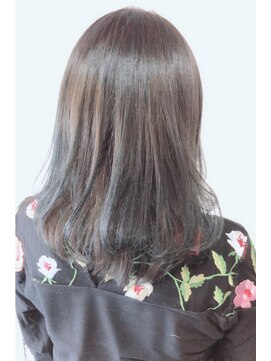 メルティー ヘア(Melty hair) リタッチ白髪染め+ブルージュ☆ポイントカラー♪ブリーチなし！