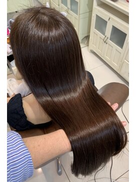 フォルテ 表参道店(FORTE) 【髪質改善】髪の水分補給  プラチナシステム　ココアベージュ