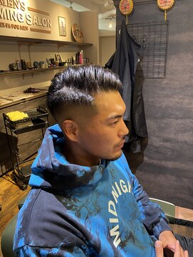 エクファフォーメン(EX-FA FOR MEN) スキンフェードサイドパートスタイル【メンズ　瀬田　個室】