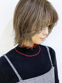 モリオ フロム ロンドン 成増店 【morio成増/ムラマツ】ハイライト　カーキアッシュ　ボブルフ