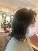 ぱつっとボブ外ハネ
