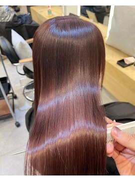 ジーナ 渋谷駅前(Zina) shion アイロンなしでも艶感抜群！！カラー＆髪質改善