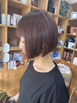 リミエ(RIMIE)&nbsp;#酸性ストレート#切りっぱなしボブ#ミニボブ