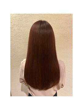 エルサフィロ キタハマ(el zafiro kitahama) 20×30×40代×ツヤカラー×お手入れ簡単ロング×ピンクブラウン