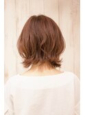 切りっぱなしボブ×ピンクブラウン×浦和の美容室ARTS谷島樹