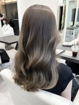 ロングヘア韓国ヘアレイヤーカット小顔カット2wayバング