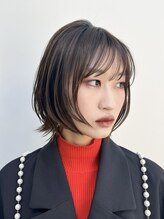 ベルベットオンザビーチ 表参道 原宿(Velvet on the Beach) シアーカラーワンカールセミディ姫カット