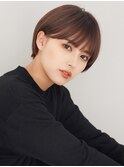 ショートカット×ひし形ショートボブ×前髪あり20代30代40代 s03