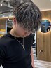 カット+ツイスト+ホワイトハイライト+髪質改善トリートメント