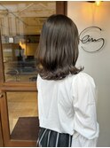 【enn】hirona ふんわり外はねミディアム