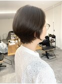 *大人ショート×ダークブラウン*