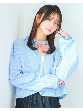 リトルカミス(little kamisu) 艶髪シースルーバンク×インナーカラー［神栖］