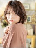 ナチュラルくびレイヤー前下がりボブパーマa大宮20代30代40代