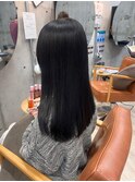 暗髪＊ブルーブラック