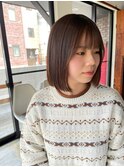 切りっぱなしボブ