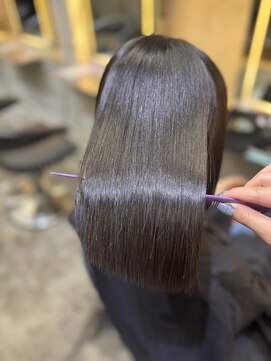 ロンド 表参道店(Lond) 髪質改善縮毛矯正レイヤーカット顔周り前髪韓国ミニウルフ