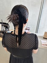 トリニティ(trinity)&nbsp;カチモリヘアタイトアレンジ韓国風ヘアセット【豊見城】