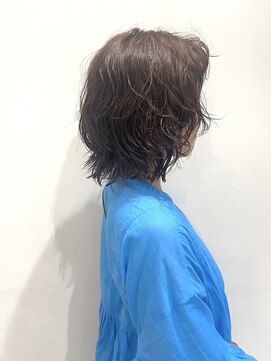 ウクラ バイ レシッド 池袋(uchla by rcid) ニュアンスパーマ☆ミディアムレイヤー