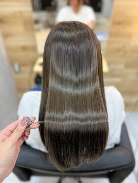 アグ ヘアー ミロ 本厚木店(Agu hair milo) オリーブベージュ×ULTOWAトリートメント＊