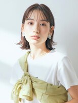 エトル バイ コムマティス 恵比寿駅前店(etre by comme Matisse)&nbsp;小顔カット×透明感カラー[恵比寿駅/髪質改善/オリーブグレー]