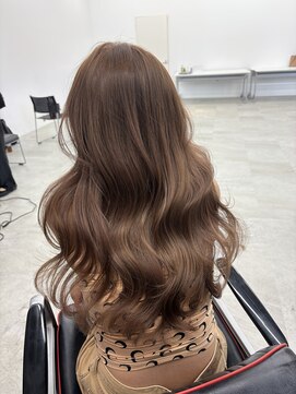 ロンドルピナス 小倉(Lond Lupinus) ミディアムヘア暗めカラー/デザインカラー/フェイスフレーミング