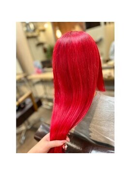 アメリシシ 近鉄八尾店(Ameri sisii.) 【レッド/ロング/似合わせボブ】