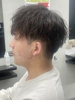 ガイ ラタン ウエスト(GUY lattan west)&nbsp;ラウンドマッシュ/ツイストスパイラルパーマ/短髪/松戸駅/men's