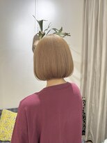 グリーンズ(Greens)&nbsp;ミルクティーベージュ×ボブ