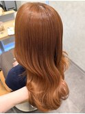 【Lufeli】内海ひなのオレンジブラウン／オレンジベージュ