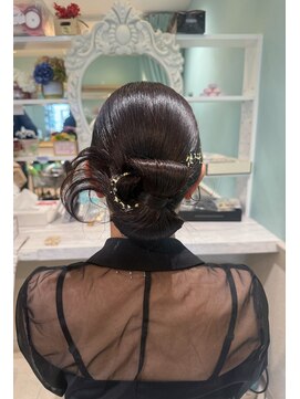 セットサロン マオ(MAO) 韓国風リボンカチモリ