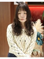 ウィム(wim)&nbsp;『セミロングパーマ』ステップカット/オン眉/くせ毛風パーマ