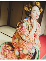 オエ 京都堀川今出川&nbsp;和装花嫁にも似合う、ゆる日本髪スタイルでレトロモダン花嫁に