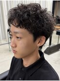 シャドウパーマニュアンスパーマ波巻きスパイラルパーマ名古屋栄