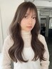 【遠藤指名】カット＋艶カラー＋美髪トリートメント（前髪顔まわりカット）
