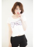 カットだけで！ふんわりボブ