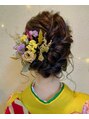 あだち美容室 宮の森店 結婚式やドレスのへアセット!似合う様にセット致します