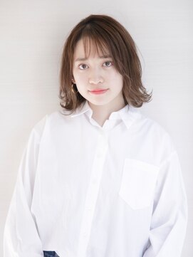 ルルディ バイ アフロディーテ銀座(luludi by APHRODITE) くびれヘア/アプリコットオレンジ/ハイライト/縮毛矯正/銀座