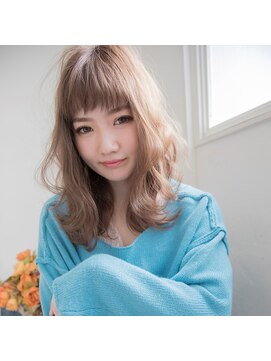 ナチュラル 仙台店(Natural) ☆ほつれウェーブ×ミルキーベージュ☆-仙台西口店-