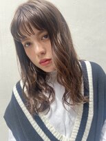 レオニード 表参道(LEONID)&nbsp;重軽ウェーブ×眉上バング