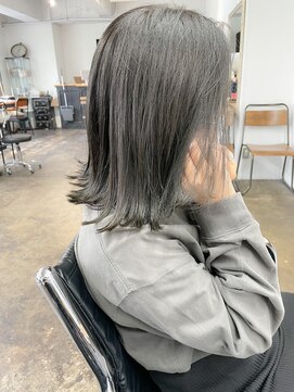 ヴェルダ 池袋店(verda) 【verdaお客様】ブリーチ無しのグレーカラー mizuno