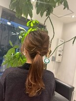 ディーヘアーデザイン(d.HAIR DESIGN)&nbsp;ローポニーアレンジ