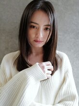 セシルヘアー 岡山駅前店(Cecil hair) 【髪質改善】透け感ストレートスタイル