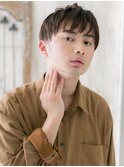男前に仕上げる！抜け感ツーブロックマッシュL