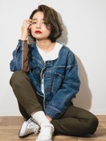 ブゾン(buZon)&nbsp;クールサイドパート×無造作カール