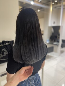 アライブ ハラジュク(ALIVE harajuku) ブルーシルバーグラデーションryota