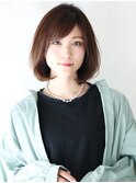 ☆大人ガーリーチョコレート小顔プリカール白髪ぼかしハイライト